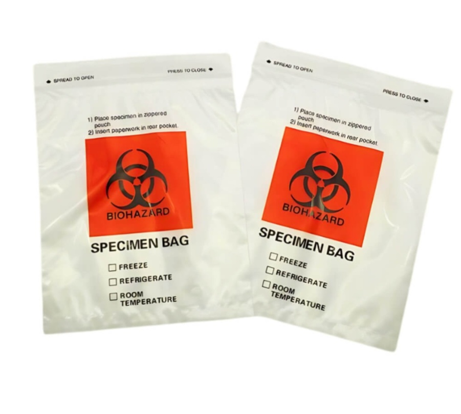 203x254+203mmx46mic ZIPLOCK BIO-HAZARD