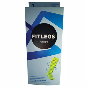 Compression socks sport green size 3-6